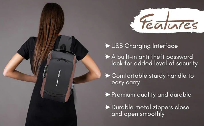 š„Sling Bag | Anti-Theft Crossbody Backpack for Daily & Travelāļøš§³