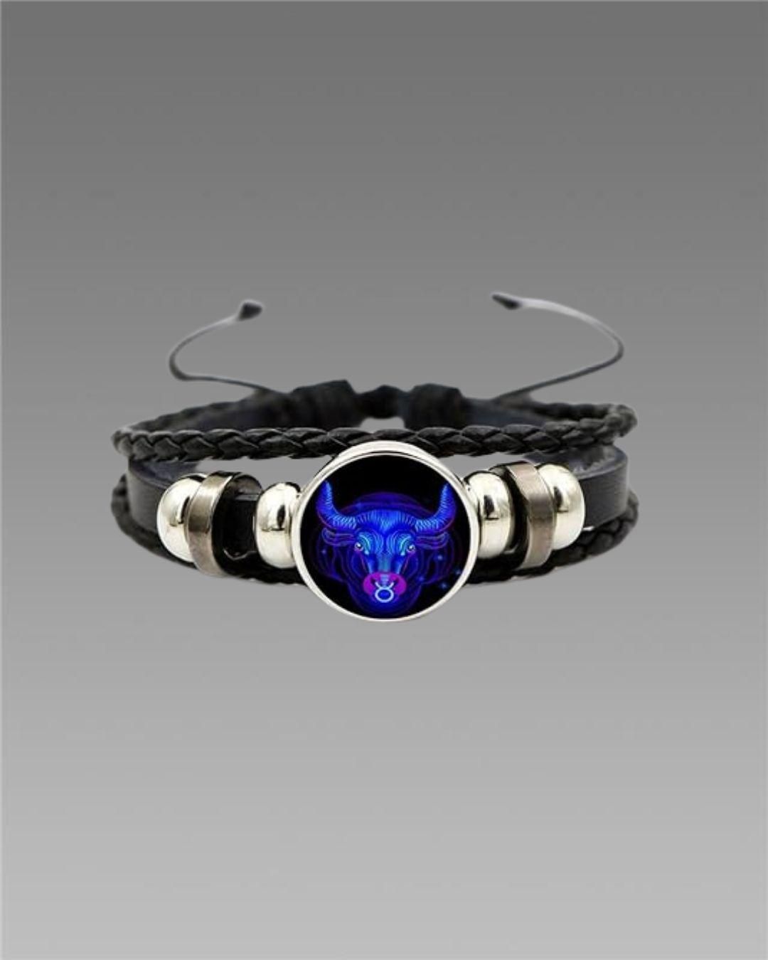 🎉Zodiac Constellations Luminous Starry Sky Punk Style Bracelet for All ⭐🌙