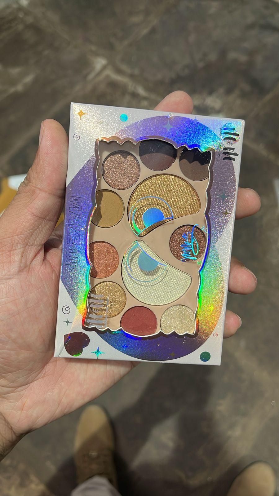 Eyeshadow Palette Shimmer & Glitter Shades �(Pack of 1)